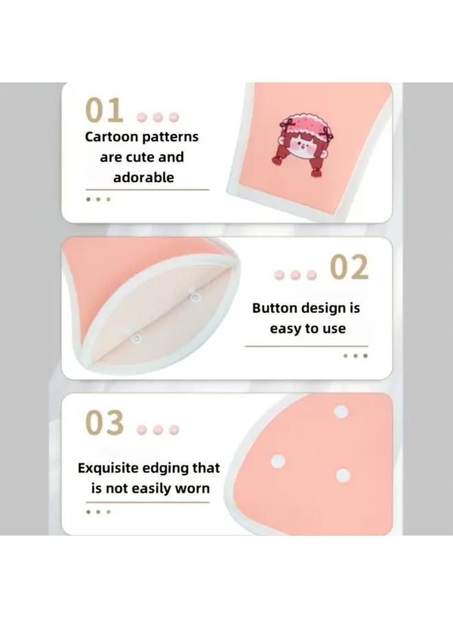 مجموعة واقي حزام أمان السيارة من Pink Donut Girl المكونة من قطعتين لحماية كتف وبطن الأطفال - Image 5